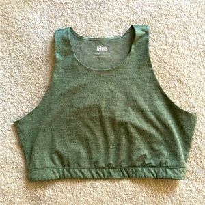REI Green Cropped Tank